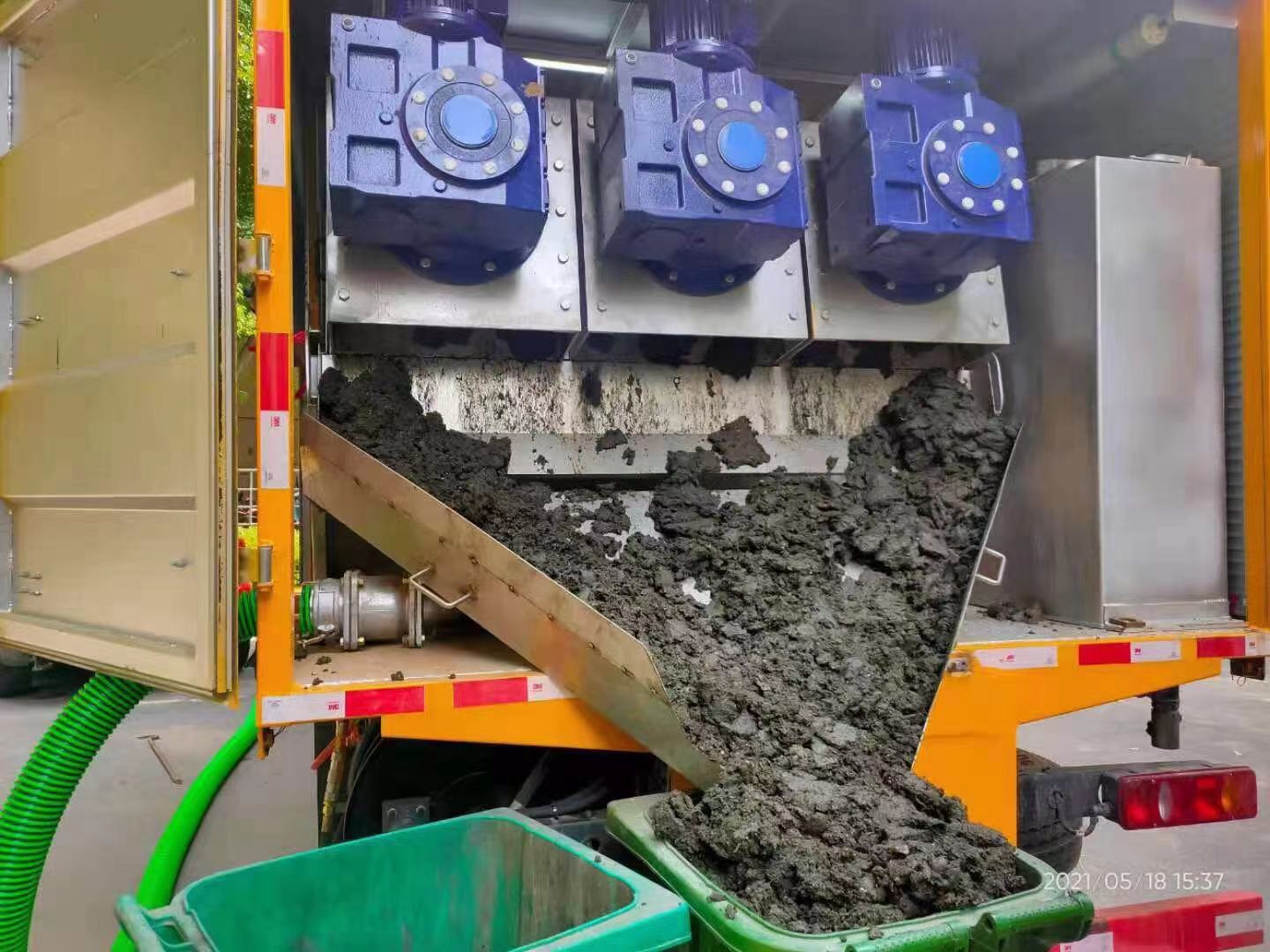 郧阳化粪池清掏城市维护站-泥浆净化干湿分离处理